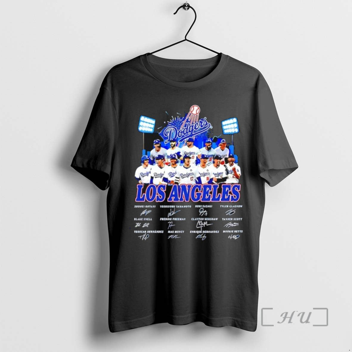 Officials Los Angeles Dodgers 2025 Nlcs Champions Players Signature T Shirt Sweater