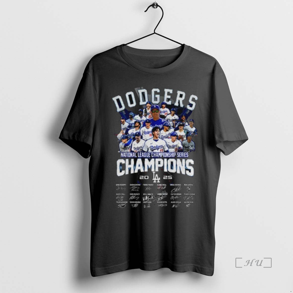 Officials Los Angeles Dodgers 2025 National League Championship Series Champions Signature T Shirt Sweater