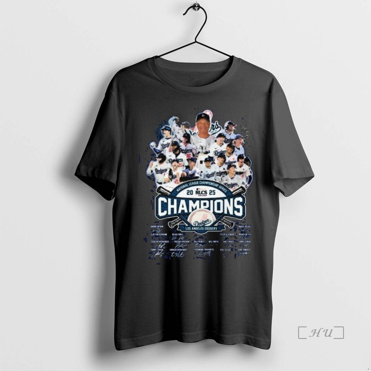 Officials Los Angeles Dodgers 2025 National League Series Champions Signatures Long Sleve T Shirts Sweater