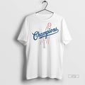 Officials Los Angeles Dodgers 2025 World Champions Logo Premium Tee Shirt Sweater