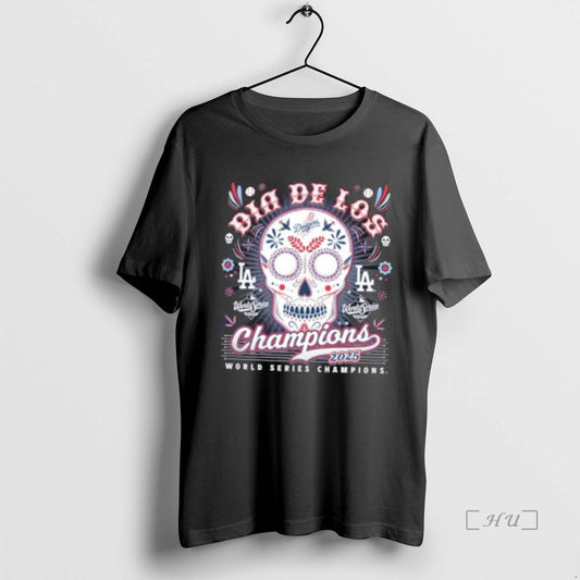 Officials Los Angeles Dodgers 2025 World Series Champions Dia De Los Skull