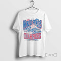 Officials Los Angeles Dodgers 2025 World Series Champions Fireworks Premium T Shirt Sweater
