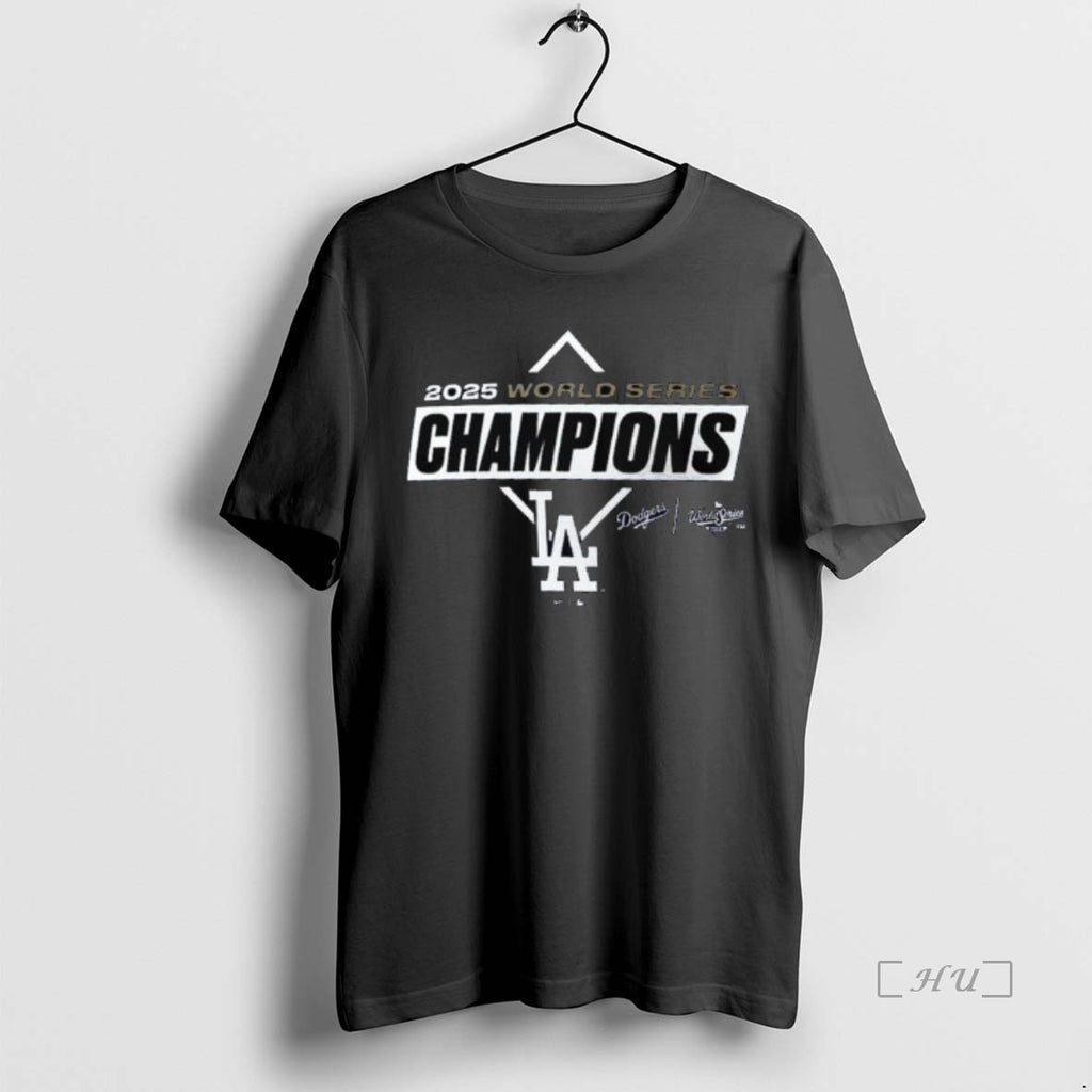 Officials Los Angeles Dodgers 2025 World Series Champions Team Logo Long Sleve