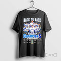 Officials Los Angeles Dodgers 2025 World Series Champions Back2back Signatures T Shirt Sweater