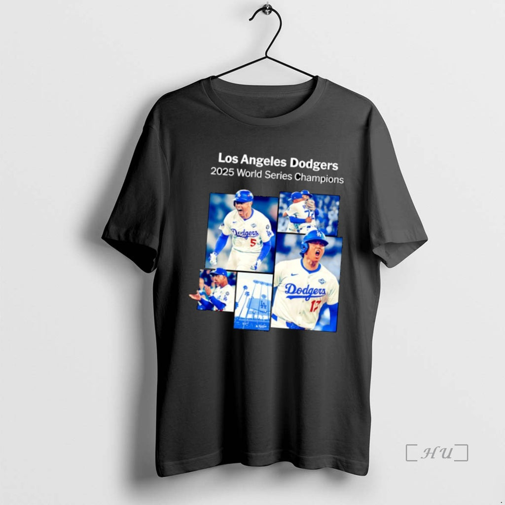 Officials Los Angeles Dodgers 2025 World Series Champions Photo Premium T Shirt Sweater