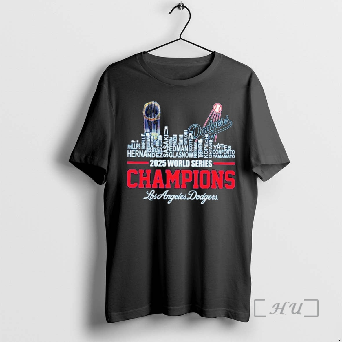 Officials Los Angeles Dodgers 2025 World Series Champions Player Name Ornaments Premium T Shirt Sweater