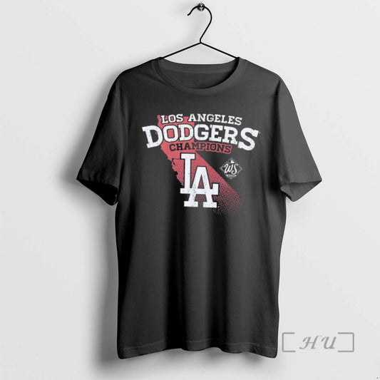 Officials Los Angeles Dodgers 2025 World Series Champions Players Map 2 Sided