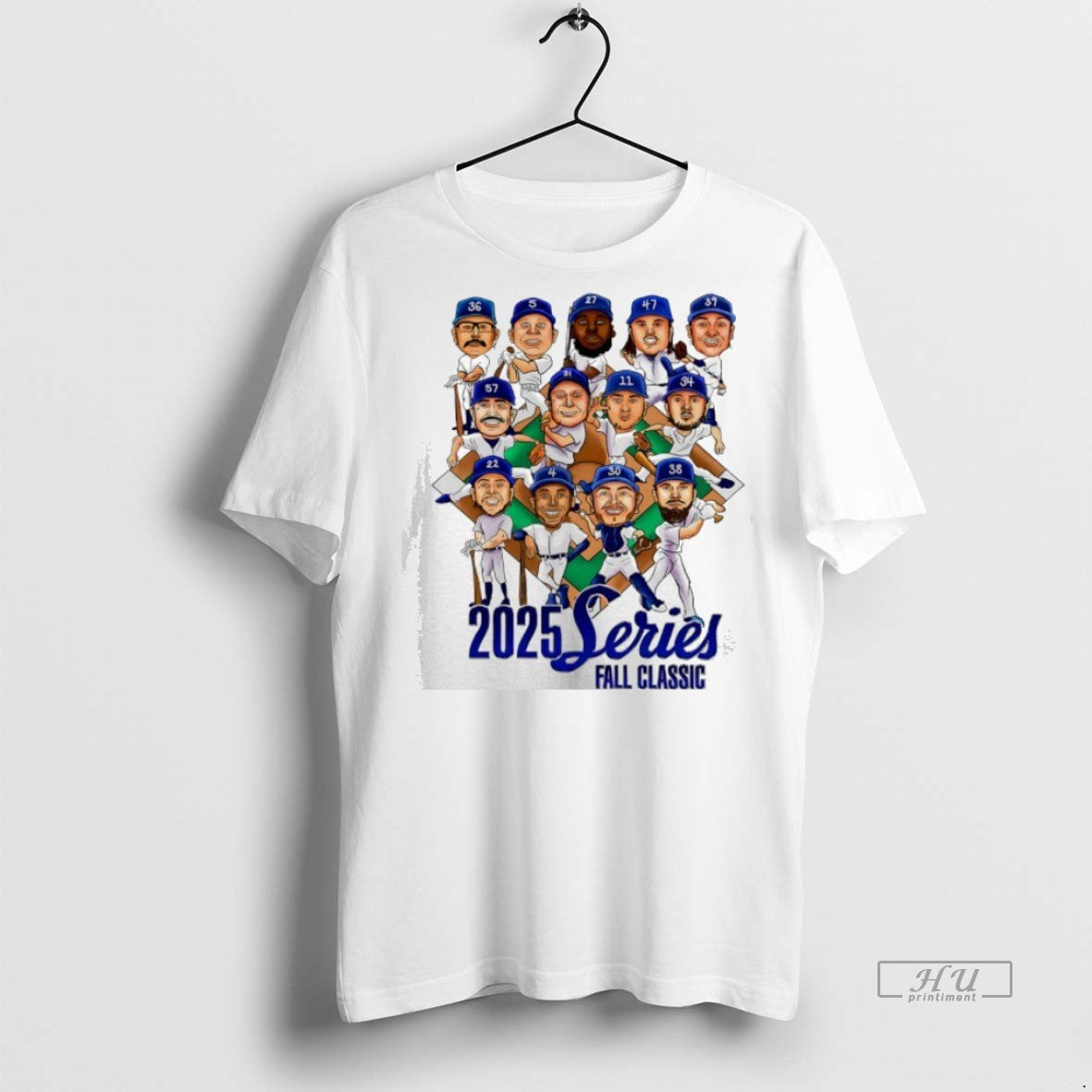 Officials Los Angeles Dodgers 2025 World Series Fall Classic Caricature Premium Tee Shirt Sweater