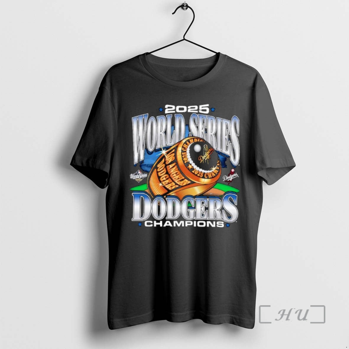 Officials Los Angeles Dodgers 2025 World Series Champions Mlb Ring Ornaments Premium T Shirt Sweater