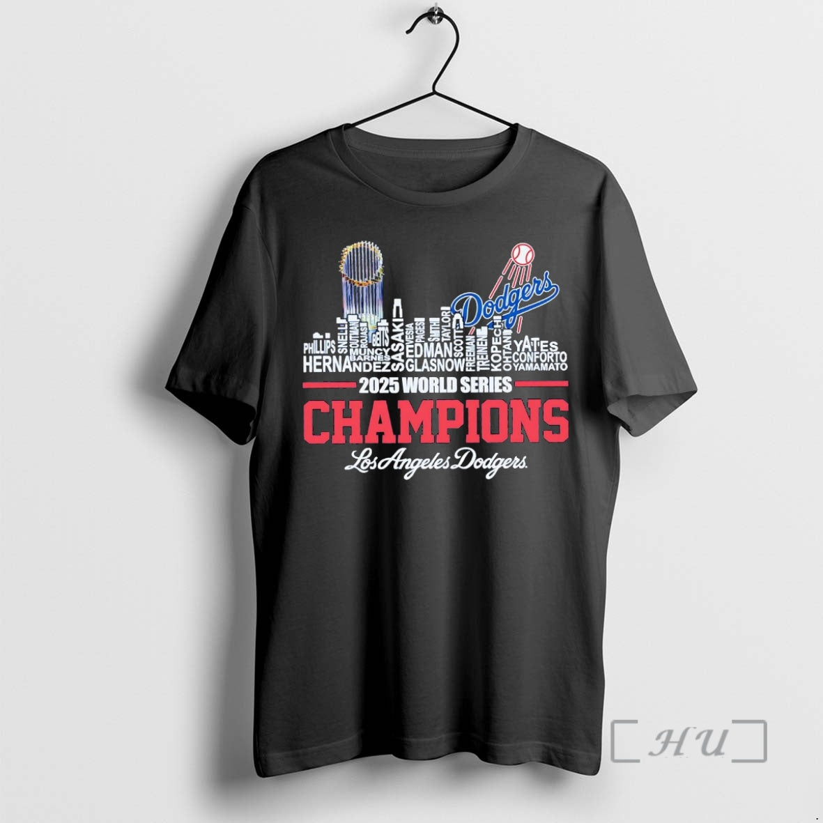 Officials Los Angeles Dodgers 2025 World Series Champions Players Names Skyline Premium T Shirt Sweater