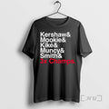 Officials Los Angeles Dodgers 3x Champs Players Names Ampersand Premium T Shirt Sweater