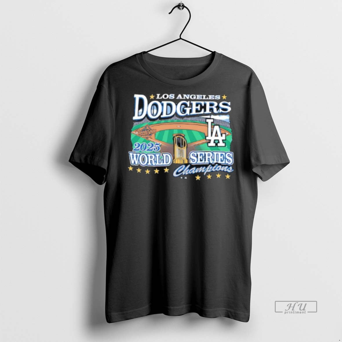 Officials Los Angeles Dodgers 47 Royal 2025 World Series Champions Franklin Premium Tee Shirt Sweater