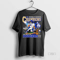Officials Los Angeles Dodgers 9x World Series Champions 2025 Player Cartoon Premium Tee Shirt Sweater