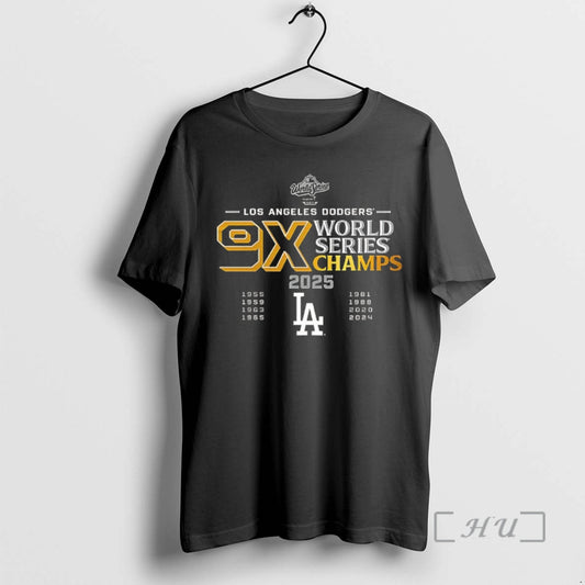 Officials Los Angeles Dodgers 9x World Series Champions 2025 Two Sided Mugs And Premium