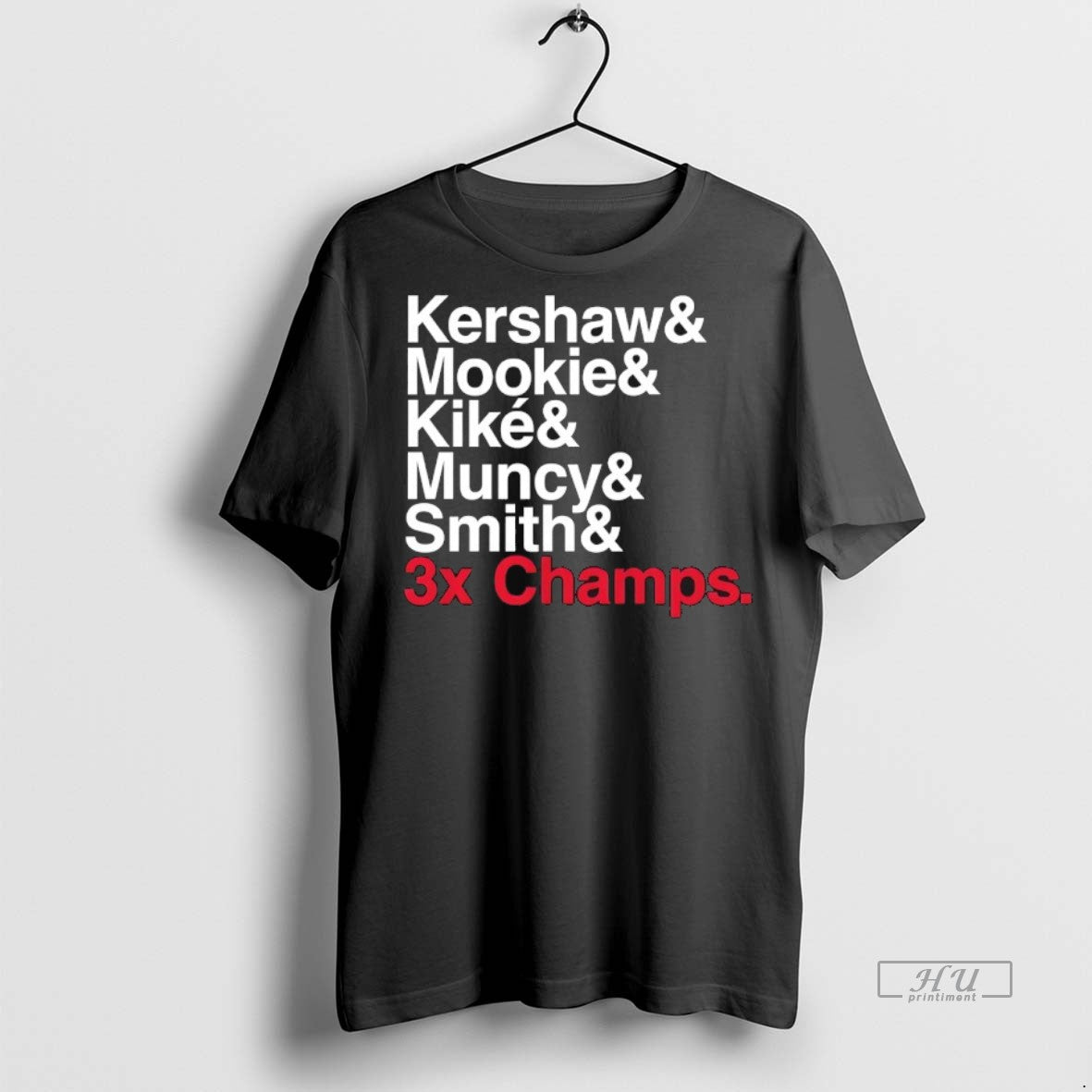 Officials Los Angeles Dodgers Ampersand 3 Time Champs Kershaw And Mookie And Kike And Muncy