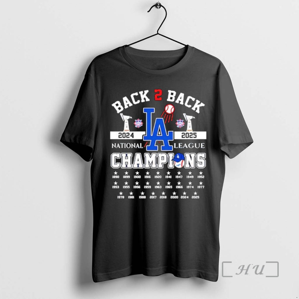 Officials Los Angeles Dodgers B2b 2024 2025 National League Champions T Shirt Sweater