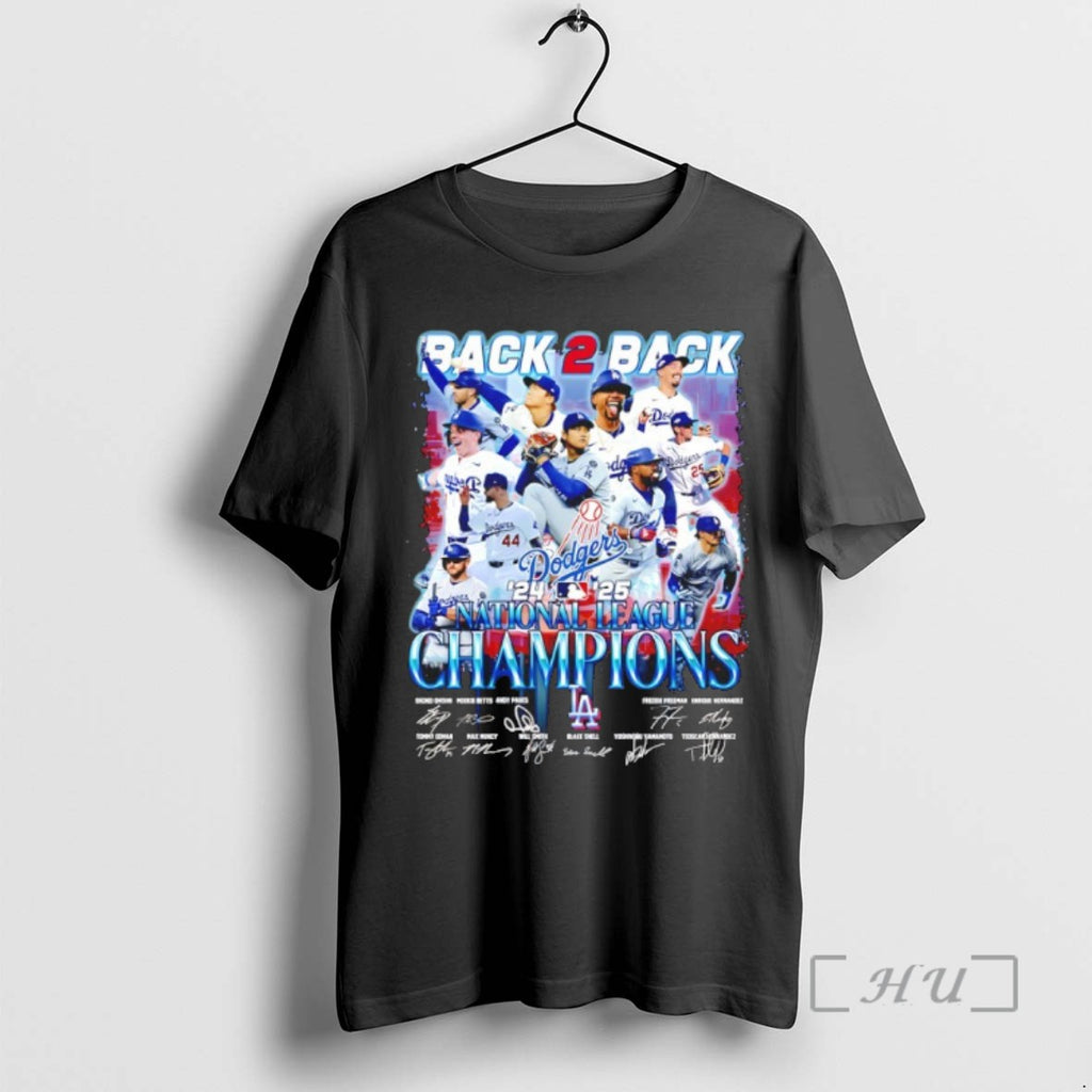 Officials Los Angeles Dodgers Back 2 Back 24 25 Nlcs Signatures