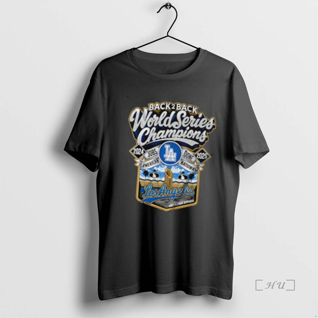Officials Los Angeles Dodgers Back 2 Back Champions Premium T Shirt Sweater