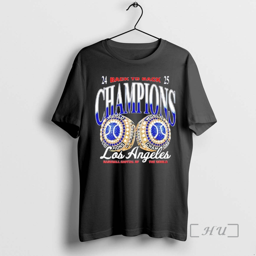 Officials Los Angeles Dodgers Back To Back 2024 2025 World Baseball Champions Rings Premium