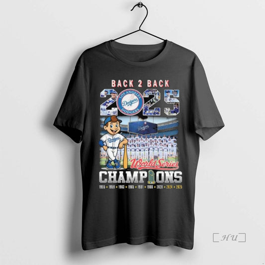 Officials Los Angeles Dodgers Back To Back World Series Champions 2025 Long Sleve Premium