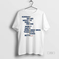 Officials Los Angeles Dodgers Baseball 2025 World Champs Acrostic Kershaw Shohei Miggy Ro Snell Freddie