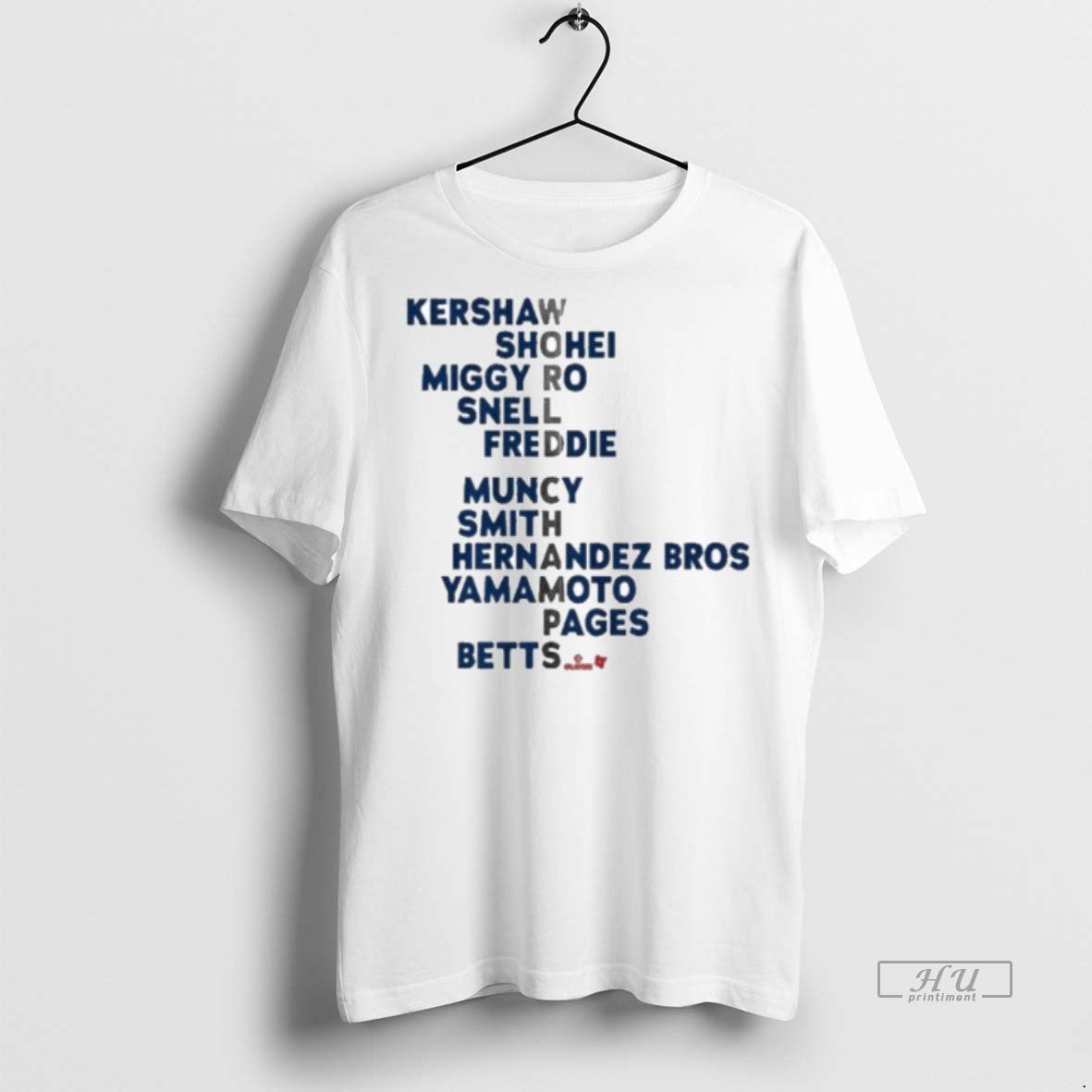 Officials Los Angeles Dodgers Baseball 2025 World Champs Acrostic Kershaw Shohei Miggy Ro Snell Freddie