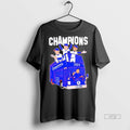 Officials Los Angeles Dodgers Baseball World Champions Parade Bus Premium Tee Shirt Sweater
