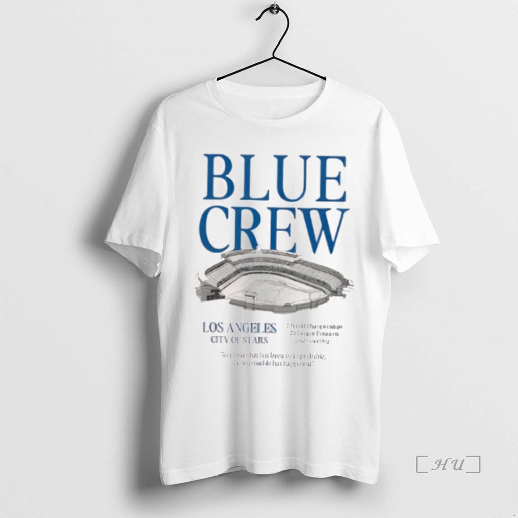 Officials Los Angeles Dodgers Blue Crew T Shirt Sweater