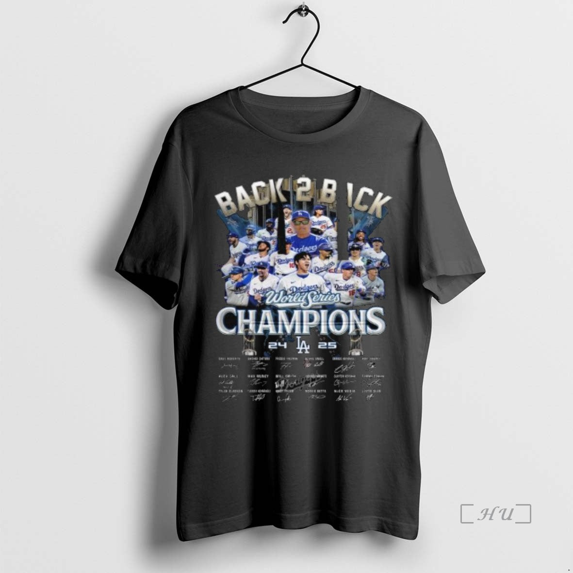 Officials Los Angeles Dodgers Celebration Back 2 Back World Series Champions Long Sleve Premium
