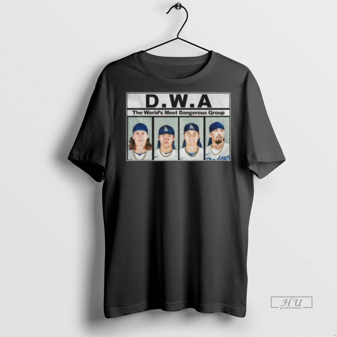 Officials Los Angeles Dodgers Dwa The Worlds Most Dangerous Group Graphic Tee Shirt Sweater