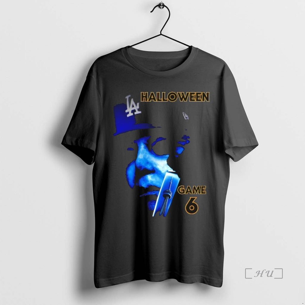 Officials Los Angeles Dodgers Halloween Game 6 Michael Myers Premium T Shirt Sweater