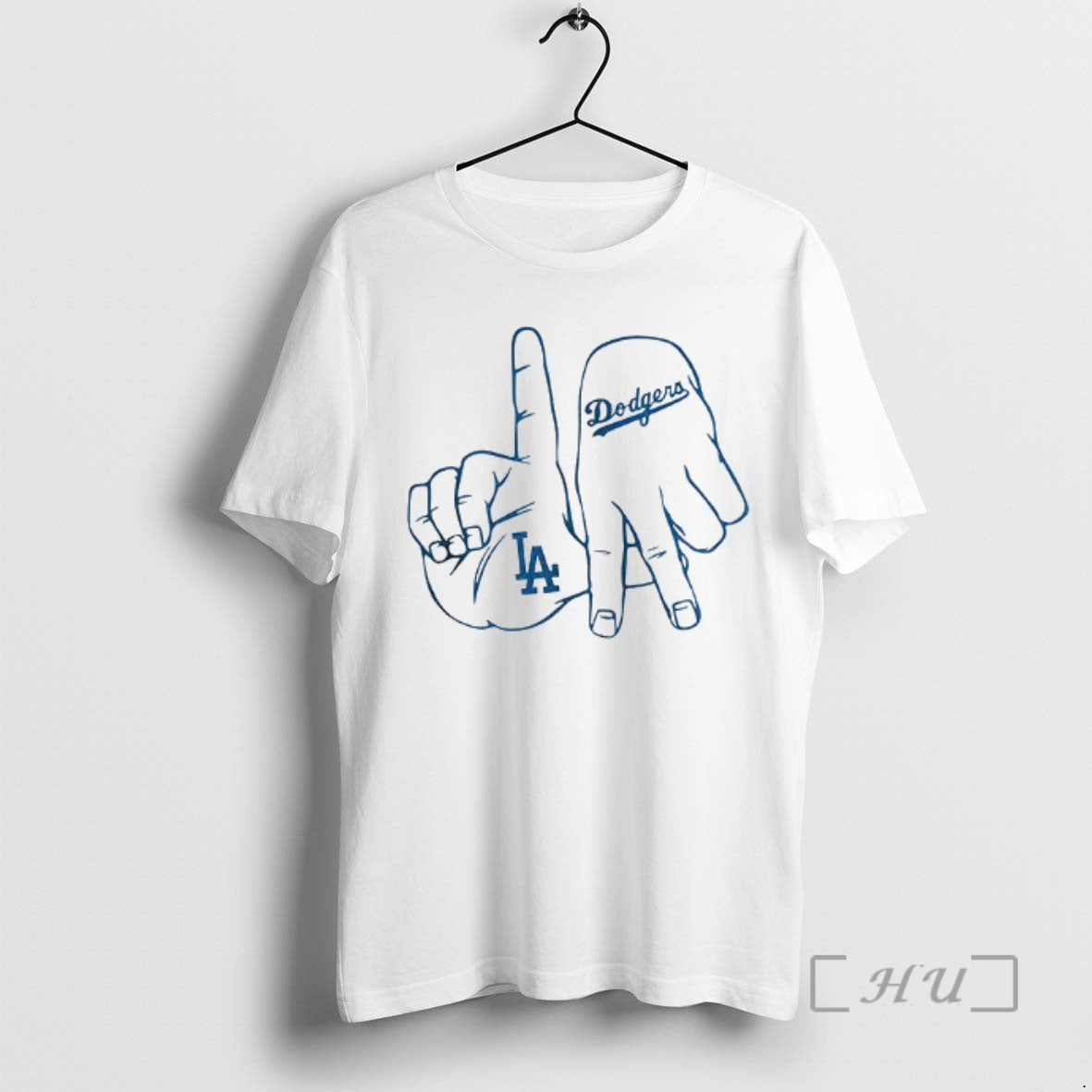 Officials Los Angeles Dodgers Hand Sign Premium T Shirt Sweater