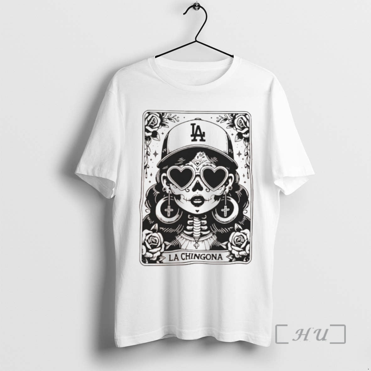 Officials Los Angeles Dodgers La Chingona Tarot Card Premium T Shirt Sweater