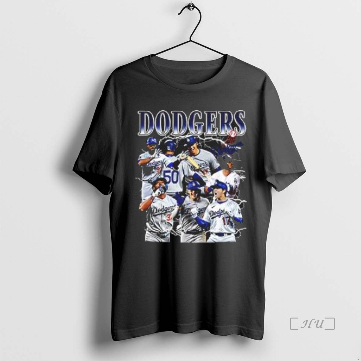 Officials Los Angeles Dodgers Lightning Players Graphic Premium T Shirt Sweater