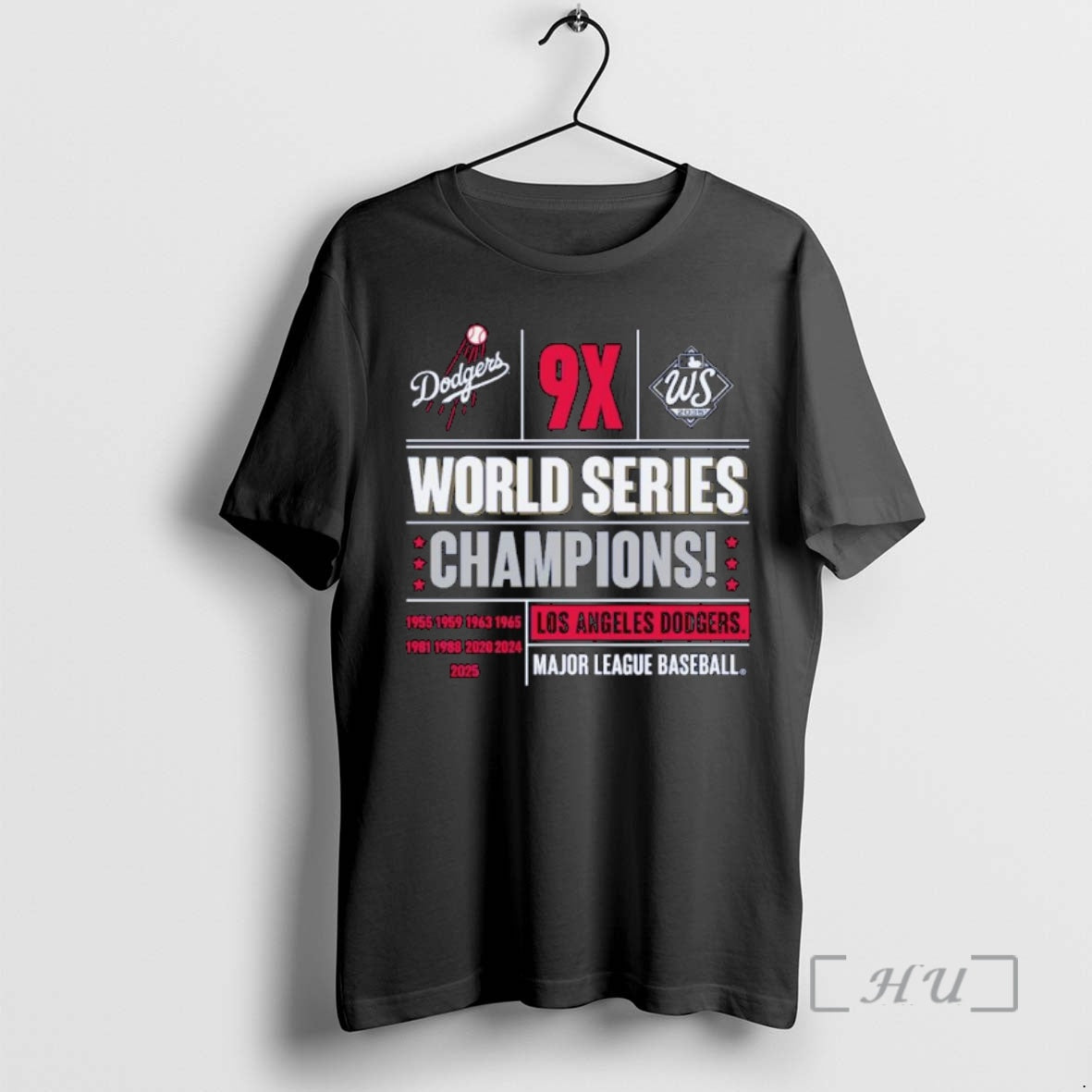 Officials Los Angeles Dodgers Mlb 2025 9x World Series Champions Ornaments Premium T Shirt Sweater