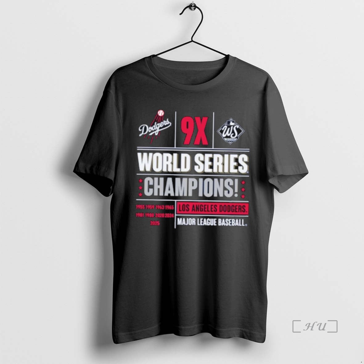 Officials Los Angeles Dodgers Mlb 2025 9x World Series Champions Premium T Shirt Sweater