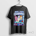 Officials Los Angeles Dodgers Mlb 2025 Back 2 Back World Series Champions Ornaments Premium