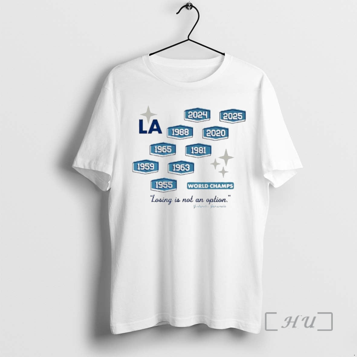Officials Los Angeles Dodgers Mlb Nine Time World Champs Losing Is Not An Option Ornaments