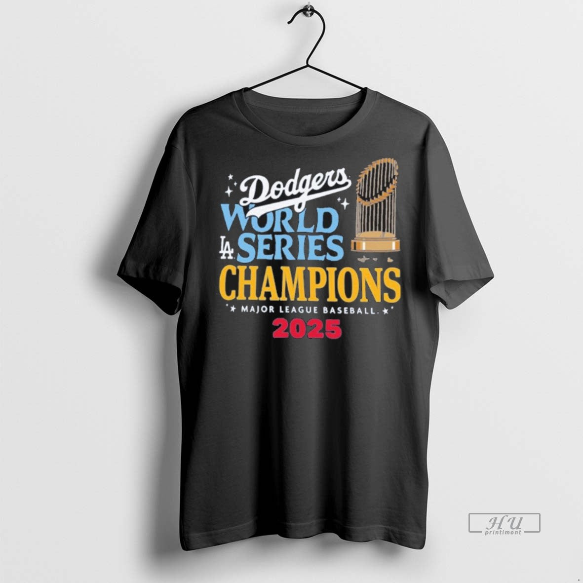 Officials Los Angeles Dodgers Mlb Trophy 2025 World Series Champions Premium Tee Shirt Sweater
