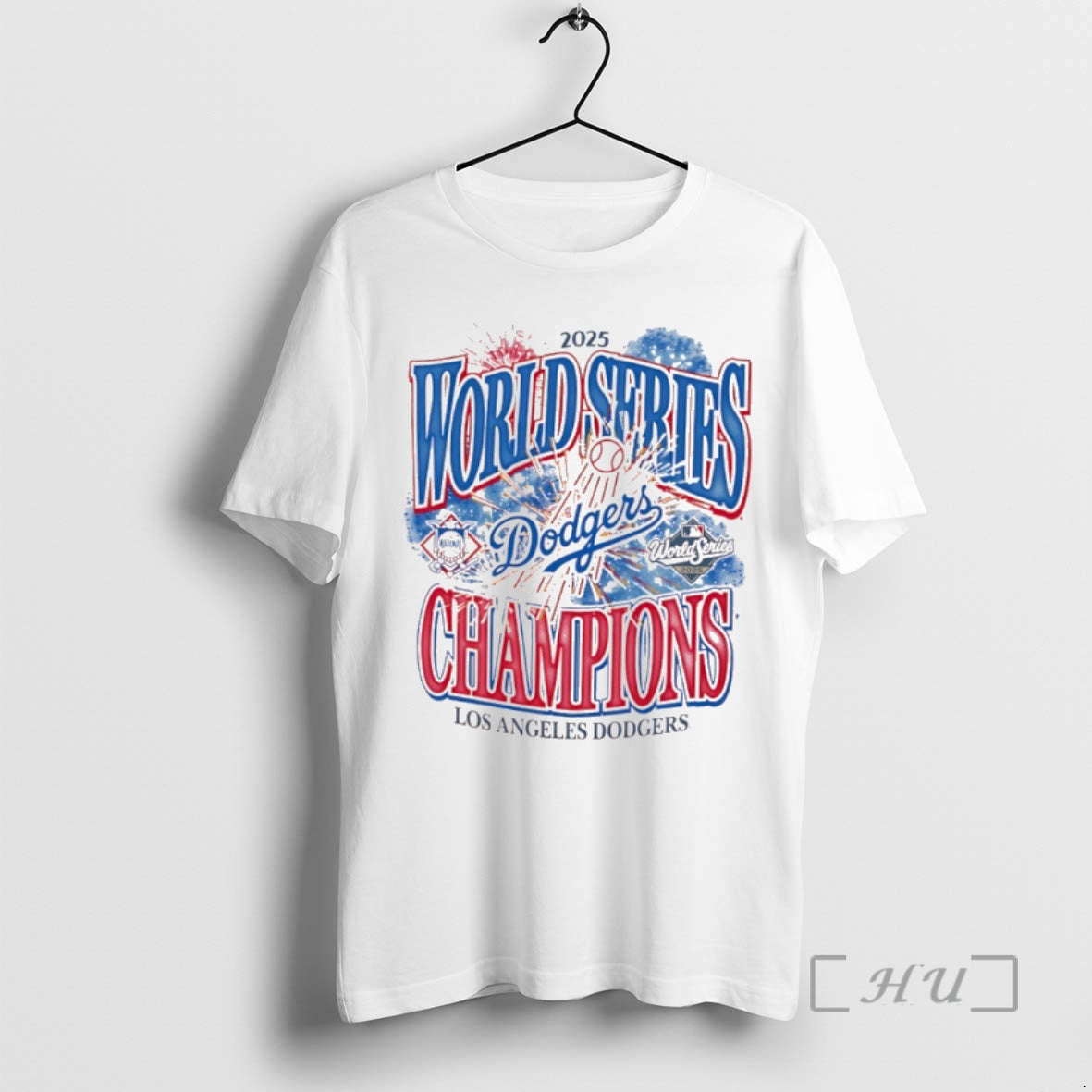 Officials Los Angeles Dodgers Mlb World Series Champions 2025 Firework Premium T Shirt Sweater
