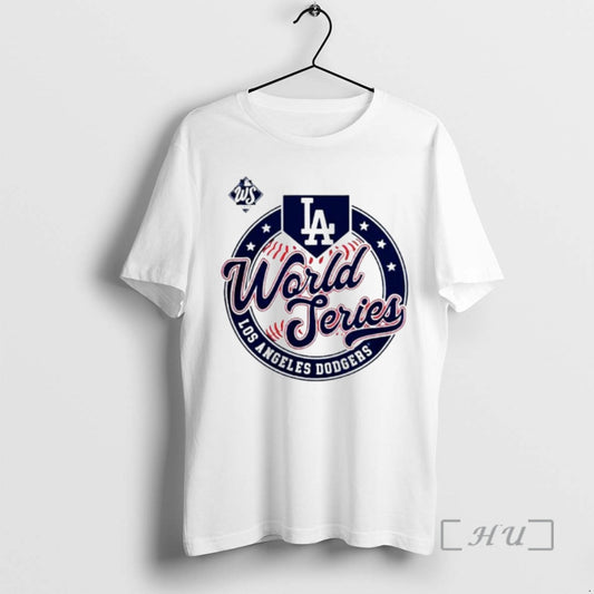 Officials Los Angeles Dodgers Majestic Threads 2025 World Series Ornaments Premium T Shirt Sweater