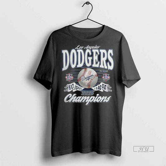 Officials Los Angeles Dodgers National League Champions 2025 Franklin Baseball Tee Shirt Sweater