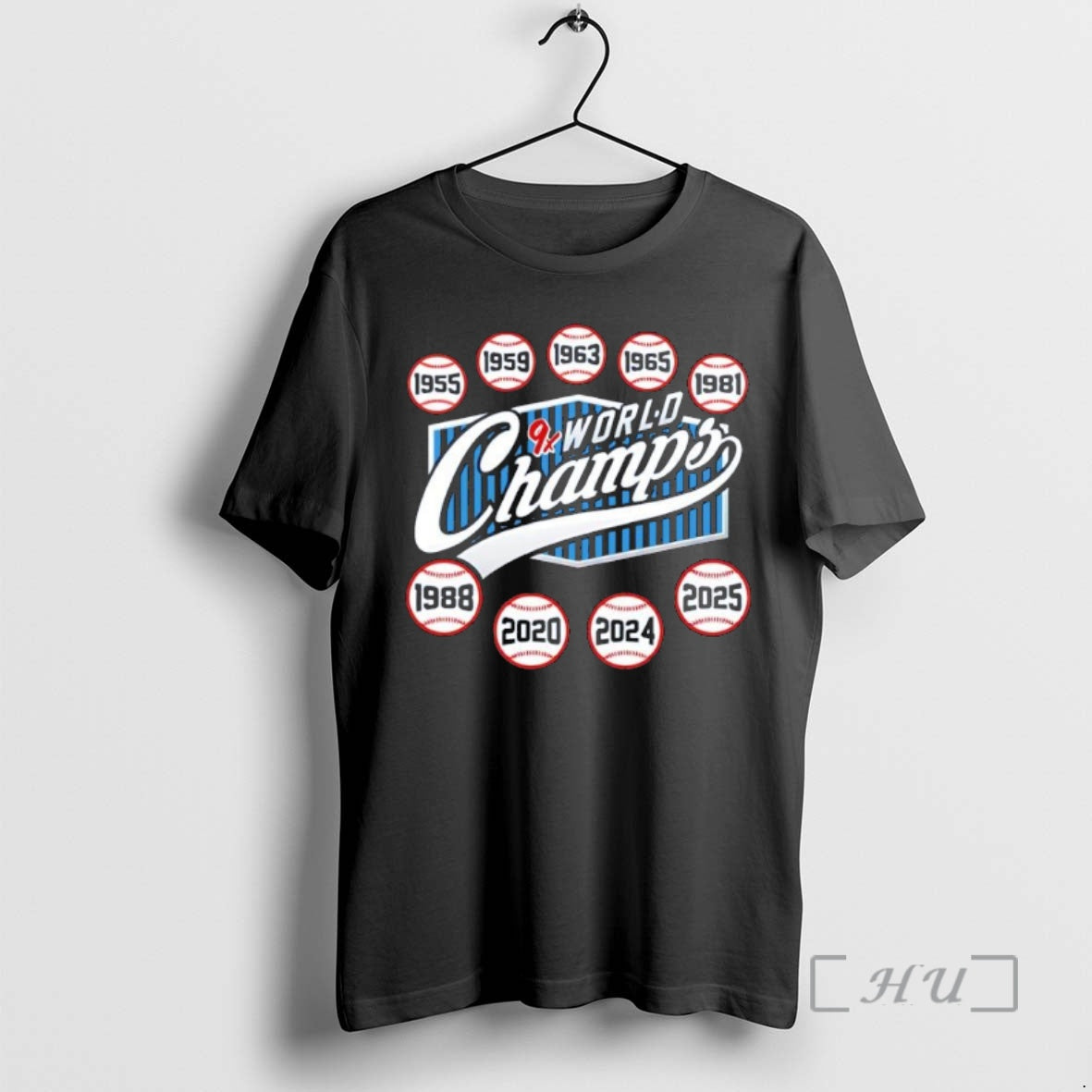 Officials Los Angeles Dodgers Nine Time Champions Style Black