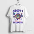 Officials Los Angeles Dodgers Shns World Series Mlb Back 2 Back Champions Logo Premium Tee
