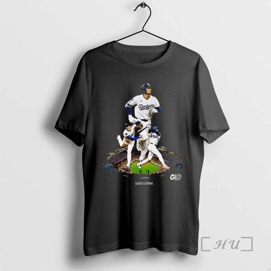 Officials Los Angeles Dodgers Shohei Ohtani 17 Stadium Pose Signature