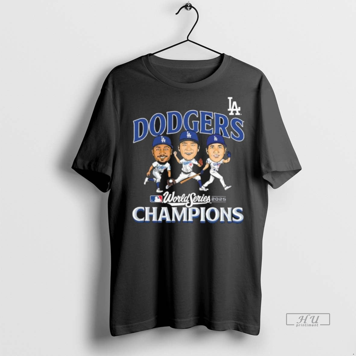 Officials Los Angeles Dodgers Team Caricature 2025 World Series Champions Premium Tee Shirt Sweater