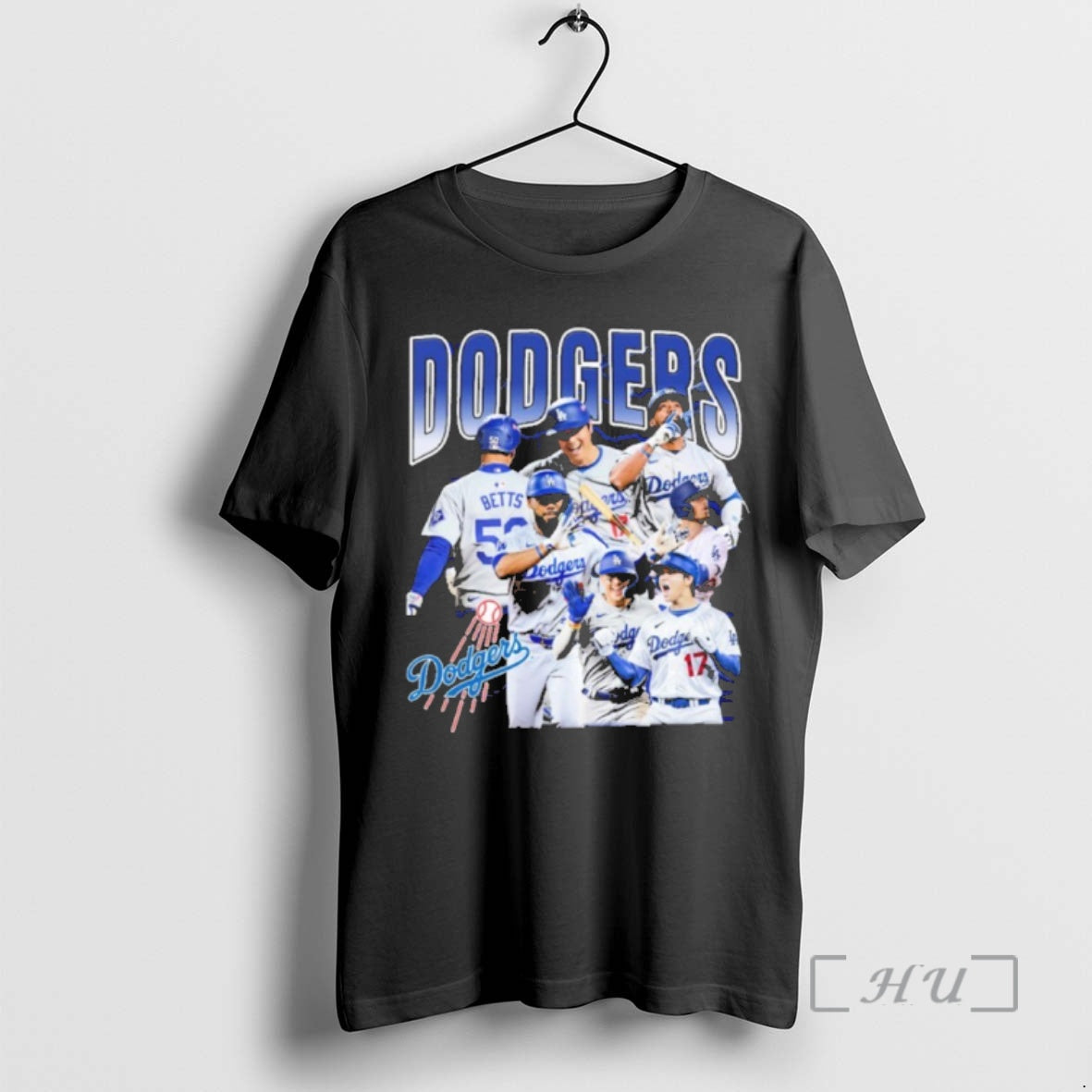 Officials Los Angeles Dodgers Team Player Premium T Shirt Sweater