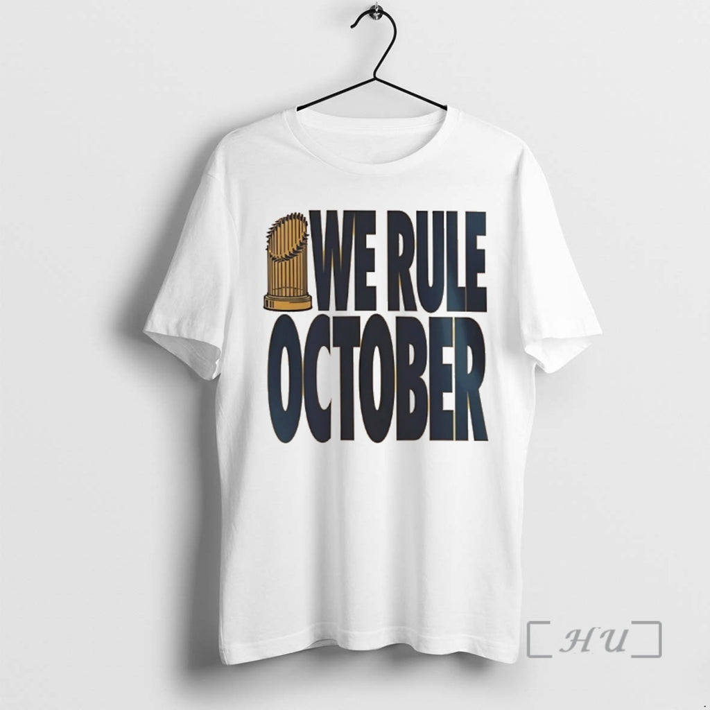 Officials Los Angeles Dodgers We Rule October 2025 Premium T Shirt Sweater