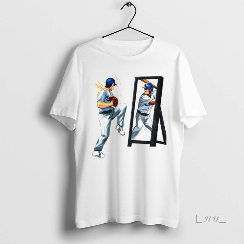 Officials Los Angeles Dodgers Welcome To The Sho Mirror Shohei Ohtani T Shirt Sweater