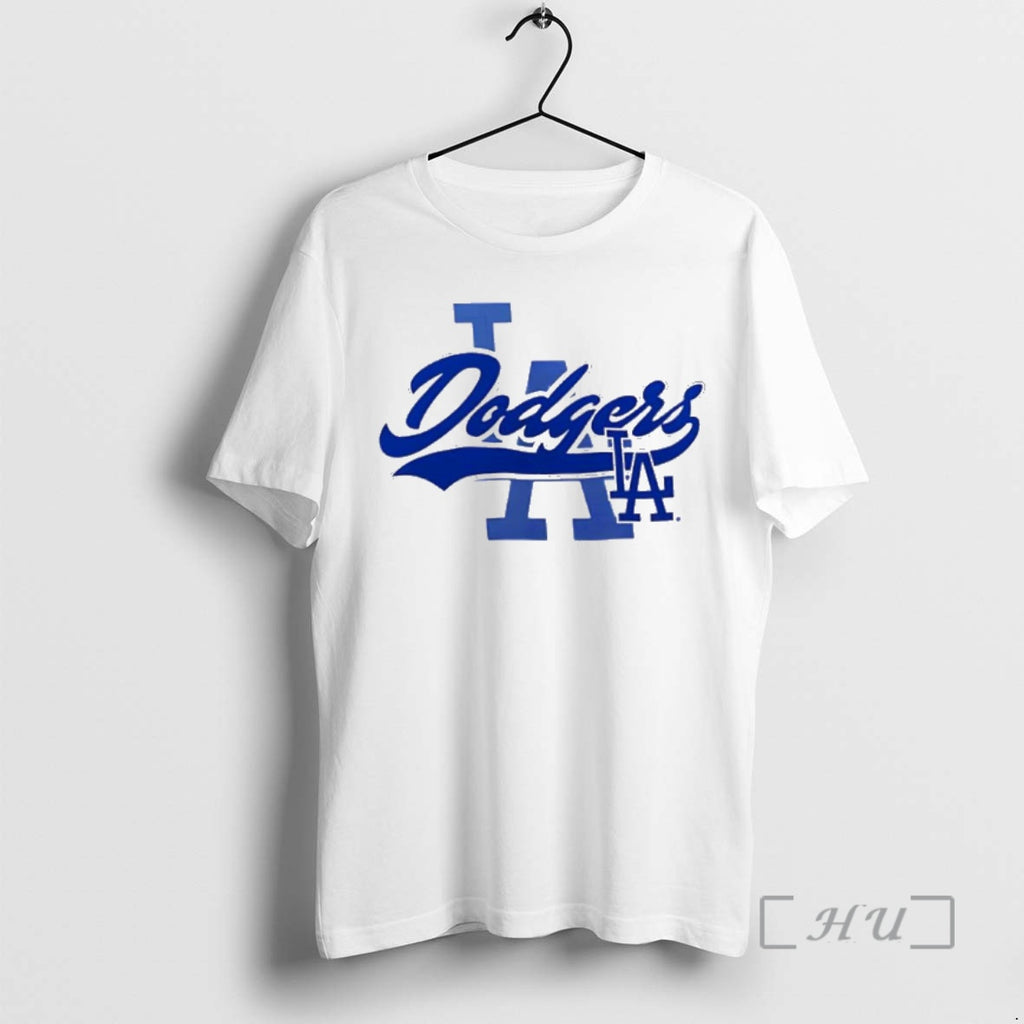 Officials Los Angeles Dodgers White Heritage Slugger 2025 Premium T Shirt Sweater